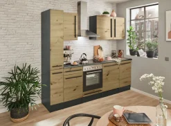 Bloc cuisine avec électroménager JAZZ 8 (bloc cuisine-armoire coulissante) III-Bega BBK New