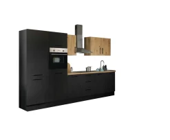 Bloc cuisine avec électroménager CORNWALL (bloc cuisine-four-réfrigérateur) XI-Bega BBK Outlet