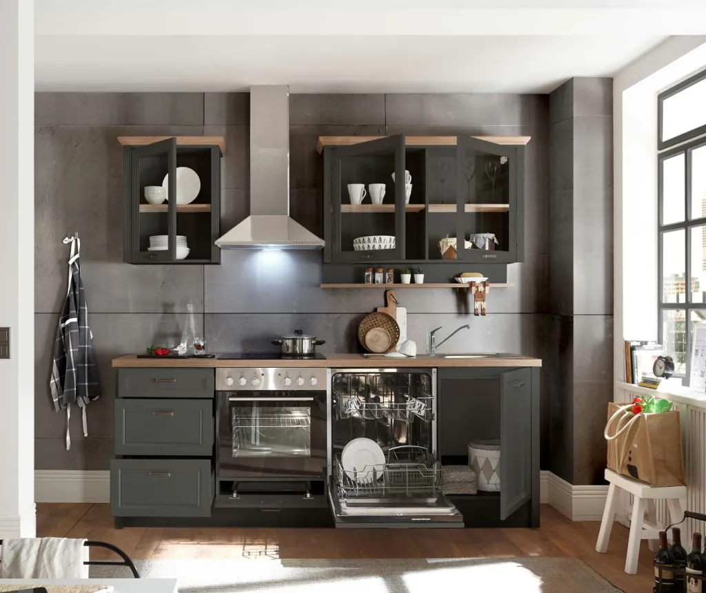 Bloc cuisine avec électroménager JASMIN I-Bega BBK Clearance