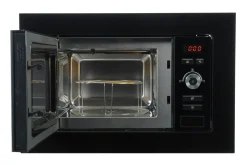 Bloc cuisine avec électroménager CORNWALL (cuisine d'angle-four-lave-vaisselle-réfrigérateur-micro-ondes-armoire coulissante) III-Bega BBK Hot