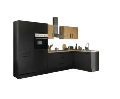 Bloc cuisine avec électroménager CORNWALL (cuisine d'angle-four-réfrigérateur) VII