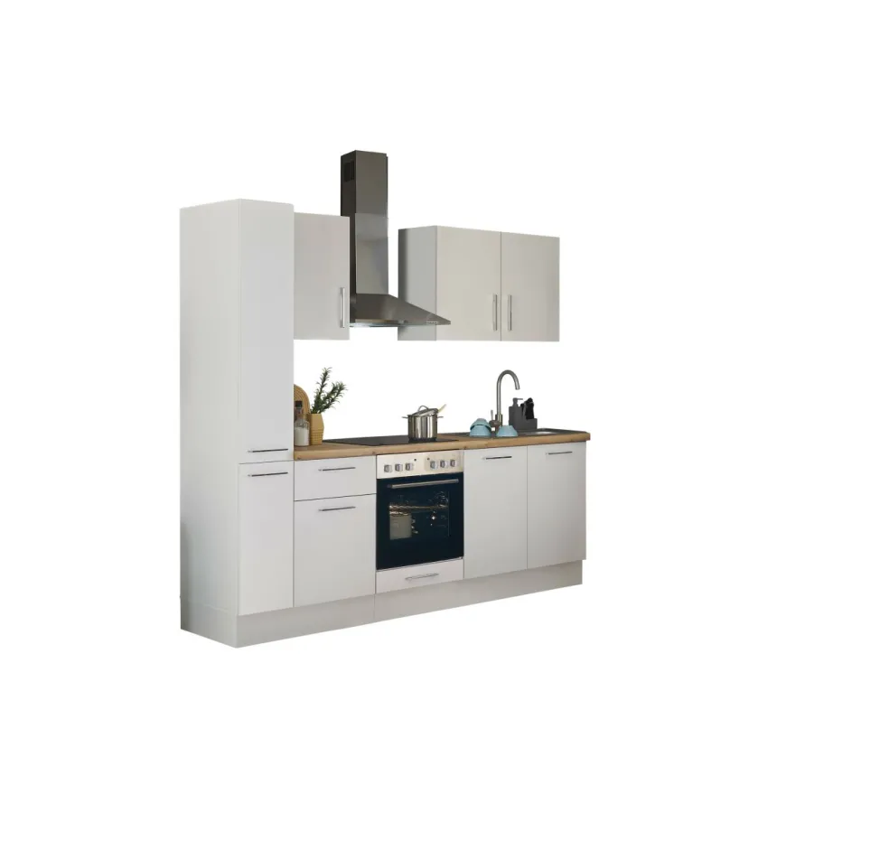 Bloc cuisine avec électroménager CORNWALL (bloc cuisine-armoire coulissante) I