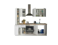 Bloc cuisine avec électroménager CORNWALL (bloc cuisine-armoire coulissante) I