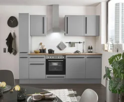 Bloc cuisine avec électroménager MANCHESTER (bloc cuisine-armoire coulissante) I