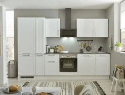 Bloc cuisine avec électroménager HASTINGS (bloc cuisine-frigo-armoire coulissante) I-Bega BBK Hot