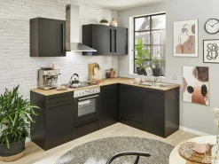 Bloc cuisine avec électroménager JAZZ 8 220 angle-Bega BBK Clearance