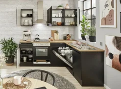 Bloc cuisine avec électroménager JAZZ 8 220 angle-Bega BBK Clearance