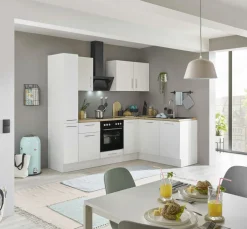 Bloc cuisine avec électroménager CORNWALL (cuisine d'angle-armoire coulissante) II