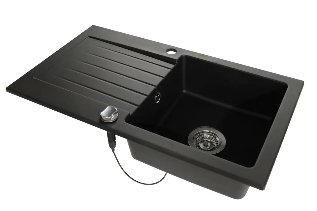 Bloc cuisine avec électroménager CORNWALL (bloc cuisine-four-lave-vaisselle-micro-ondes-armoire coulissante) IV-Bega BBK Discount