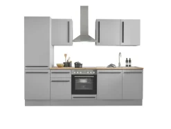 Bloc cuisine avec électroménager MANCHESTER (bloc cuisine avec réfrigérateur) I