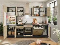 Bloc cuisine avec électroménager JAZZ 8 (bloc cuisine - réfrigérateur) III-Bega BBK New