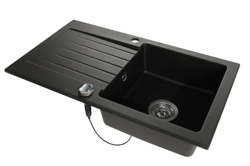 Bloc cuisine avec électroménager CORNWALL (bloc cuisine-four-lave-vaisselle-réfrigérateur-armoire coulissante) VI