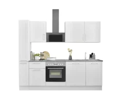 Bloc cuisine avec électroménager HASTINGS (bloc cuisine - armoire coulissante) I