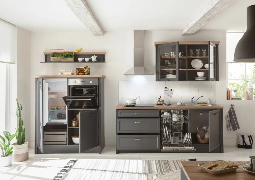 Bloc cuisine en deux parties avec électroménager JASMIN-Bega BBK Sale