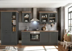 Bloc cuisine en deux parties avec électroménager JASMIN 340-Bega BBK Hot