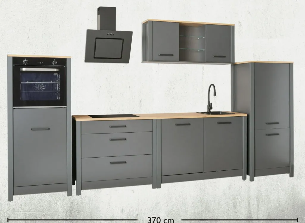 Bloc cuisine sans électroménager 6 ROTTERDAM-Inter Link Outlet