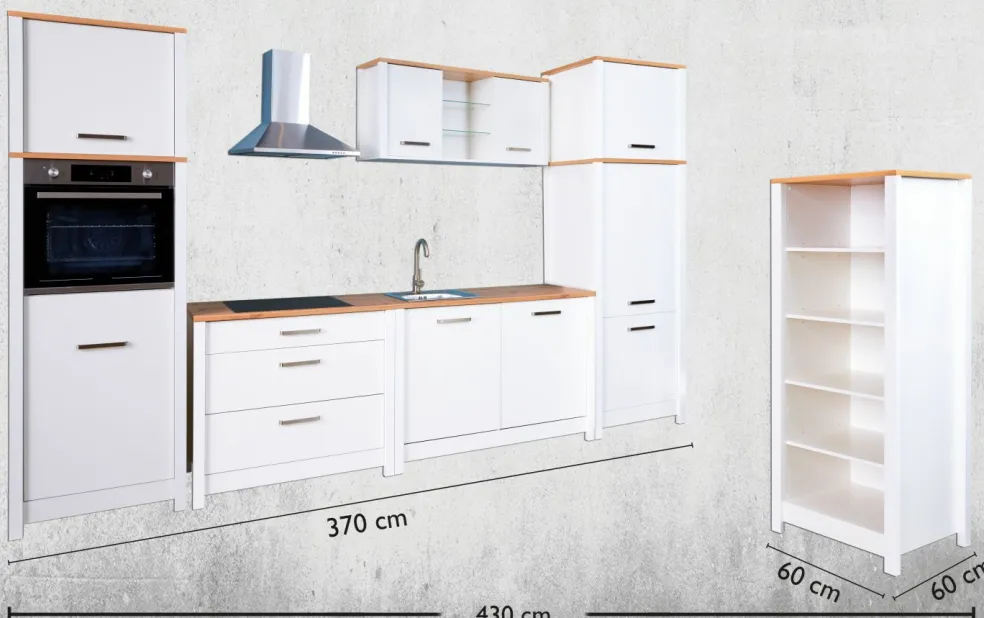 Bloc cuisine sans électroménager 9 SICILIA