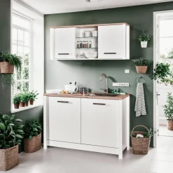 Bloc cuisine sans électroménager 1 SICILIA-Inter Link Clearance