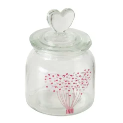 Bonbonnière en verre avec couvercle SHERINE