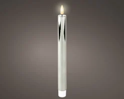 Bougie chandelle LED CHROM