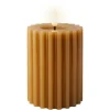 Bougie LED en cire véritable STRIPE-Kaemingk Discount