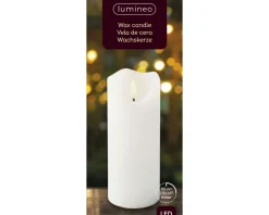 Bougie LED en cire véritable RUSTIK