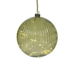 Boule en verre LED 14cm HERBST