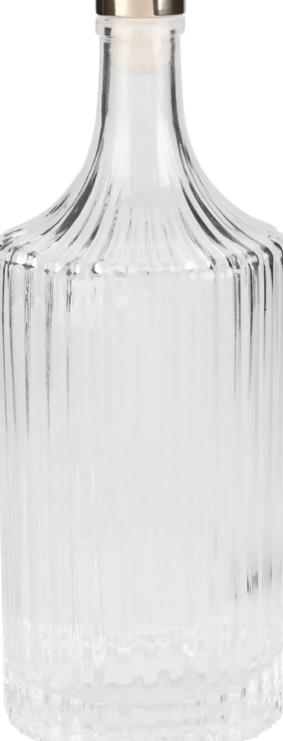 Bouteille en verre avec bouchon de liège EH