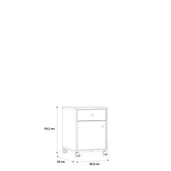 Caisson à roulettes TEMPRA 2-Forte Hot