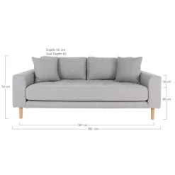 Canapé 2,5 places LIDO-House Nordic Clearance