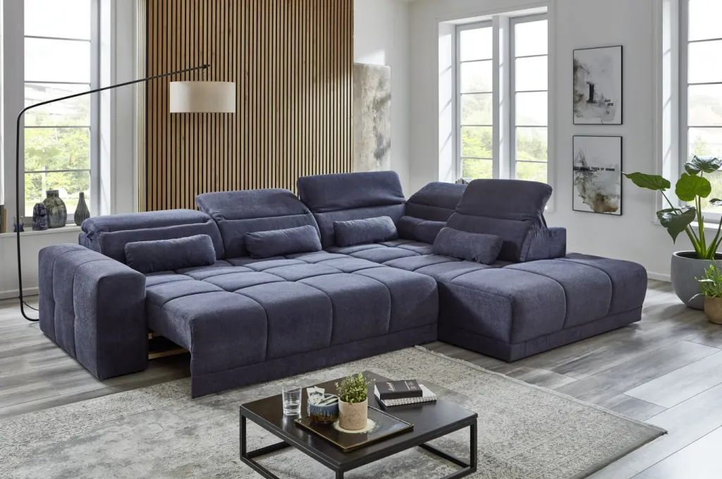 Canapé d'angle avec fonction KRAKAU-Iwaniccy Sale