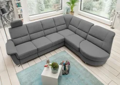 Canapé d'angle avec fonction relax PAROLE-Benformato Clearance