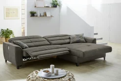 Canapé d'angle avec fonction relax DOUBLE-ONE