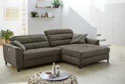 Canapé d'angle avec fonction relax DOUBLE-ONE