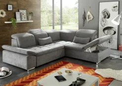 Canapé d'angle convertible WAYNE REC-BRW New