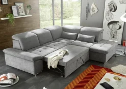 Canapé d'angle convertible WAYNE REC-BRW New