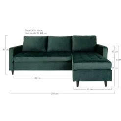 Canapé d’angle FIRENZE-House Nordic Best