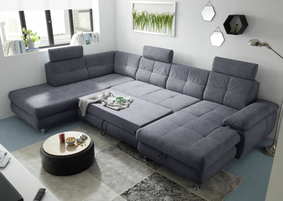 Canapé en U convertible ALBA