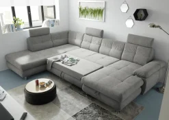 Canapé en U convertible ALBA