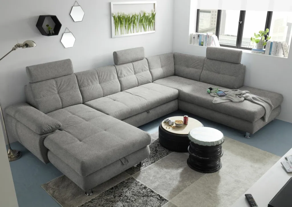 Canapé en U convertible ALBA-BRW Online