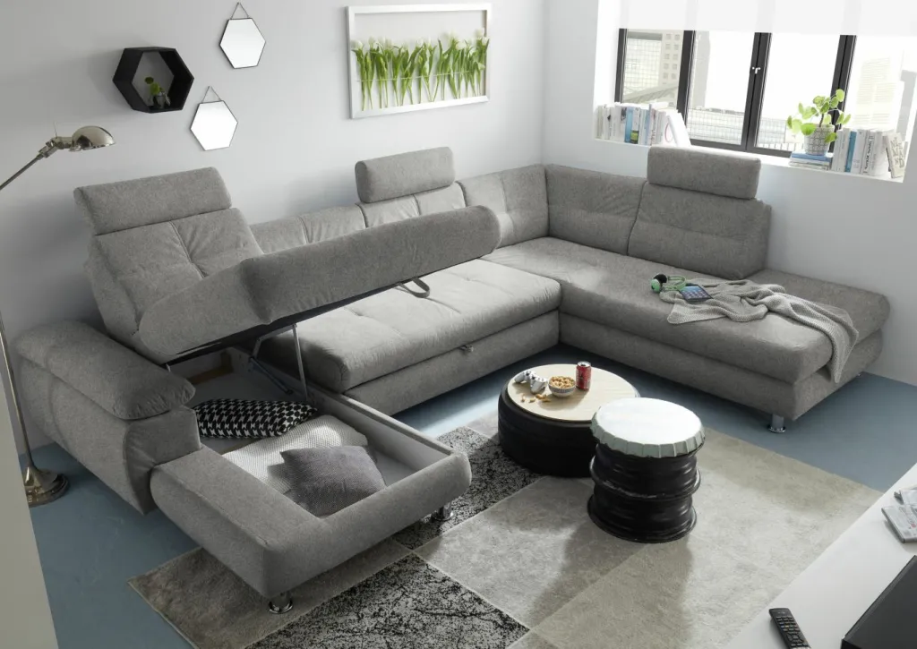 Canapé en U convertible ALBA-BRW Online