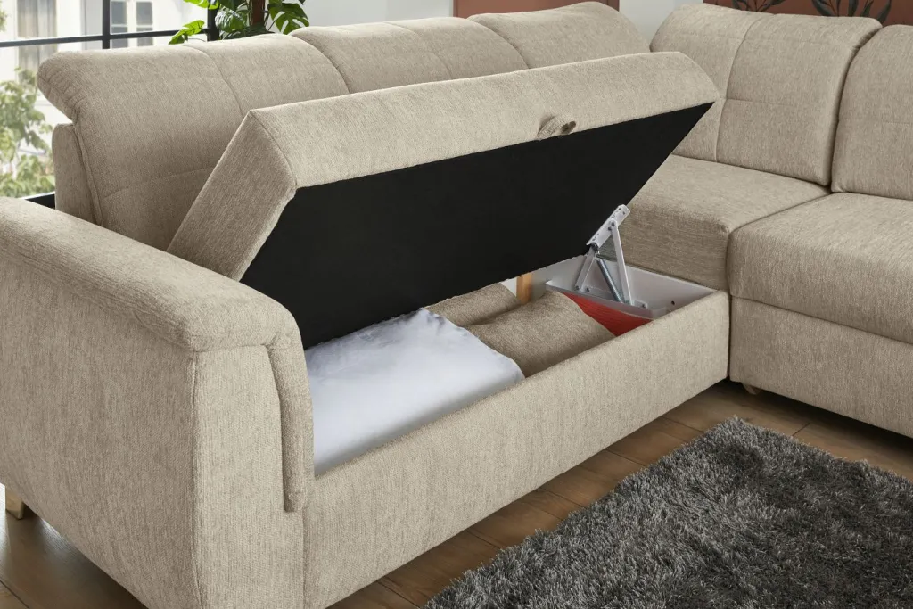 Canapé en U convertible LIVORNO-JOB Outlet