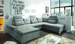 Canapé en U convertible NALO U-BRW New