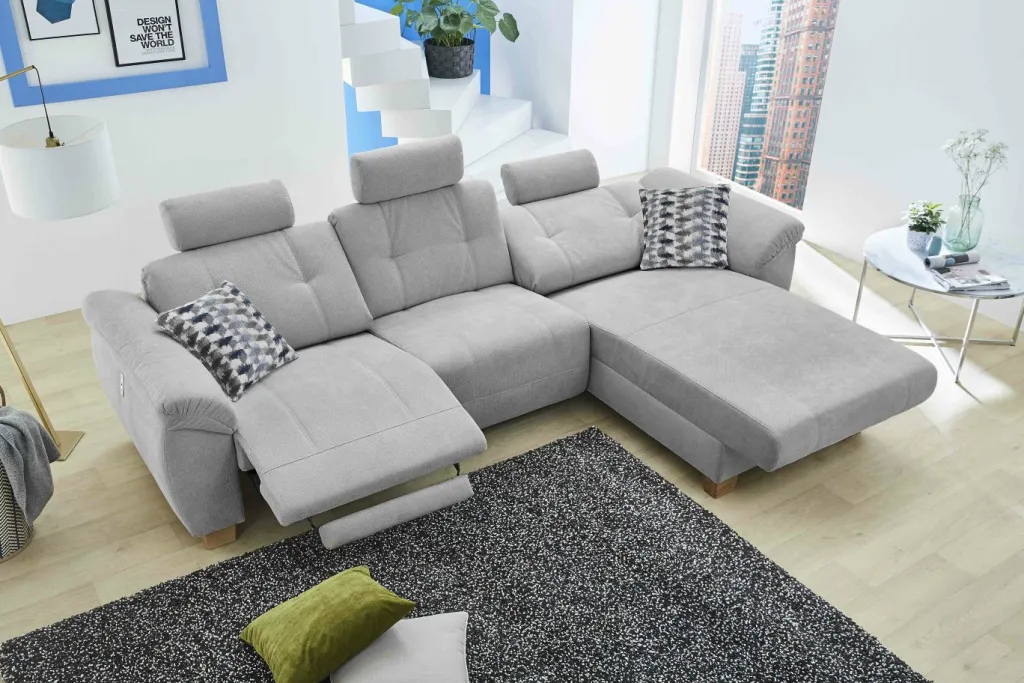 Canape d'angle avec fonction relax PORTOFINO-SE-JOB Hot