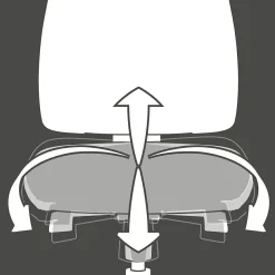 Chaise de bureau pivotante SITNESS PROFI 300-Topstar Outlet