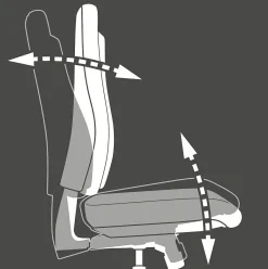 Chaise de bureau pivotante SITNESS PROFI 600-Topstar Hot