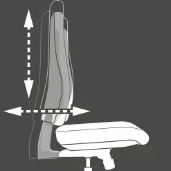 Chaise de bureau pivotante SITNESS CREATIVE 500-Topstar