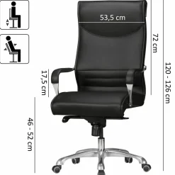 Chaise de bureau PRACHINBURI-Skyport