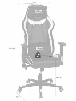 Chaise gamer / fauteuil de bureau GAME-ROCKER G-30