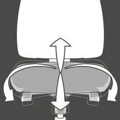 Chaise pivotante SITNESS PROFI 200